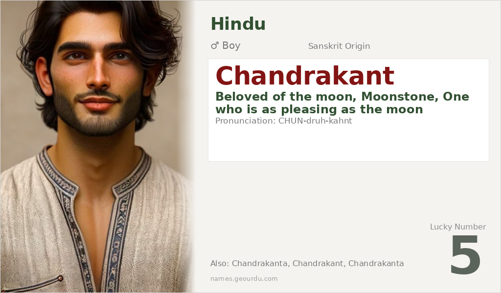 Chandrakant Name Meaning and Details