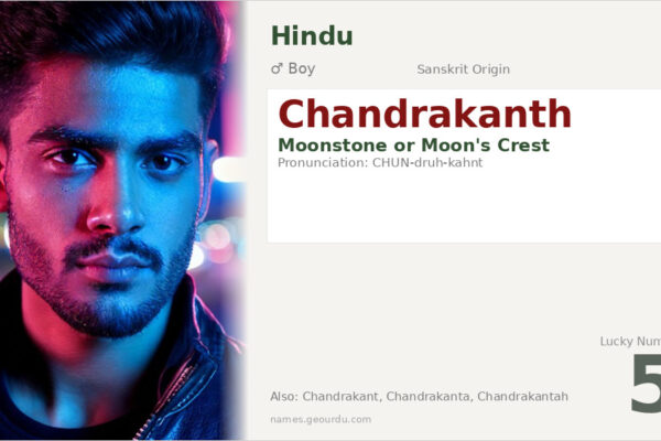 Chandrakanth Meaning — Sanskrit Origin, Boy Name & Details (2025)