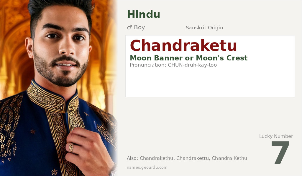 Chandraketu Name Meaning and Details