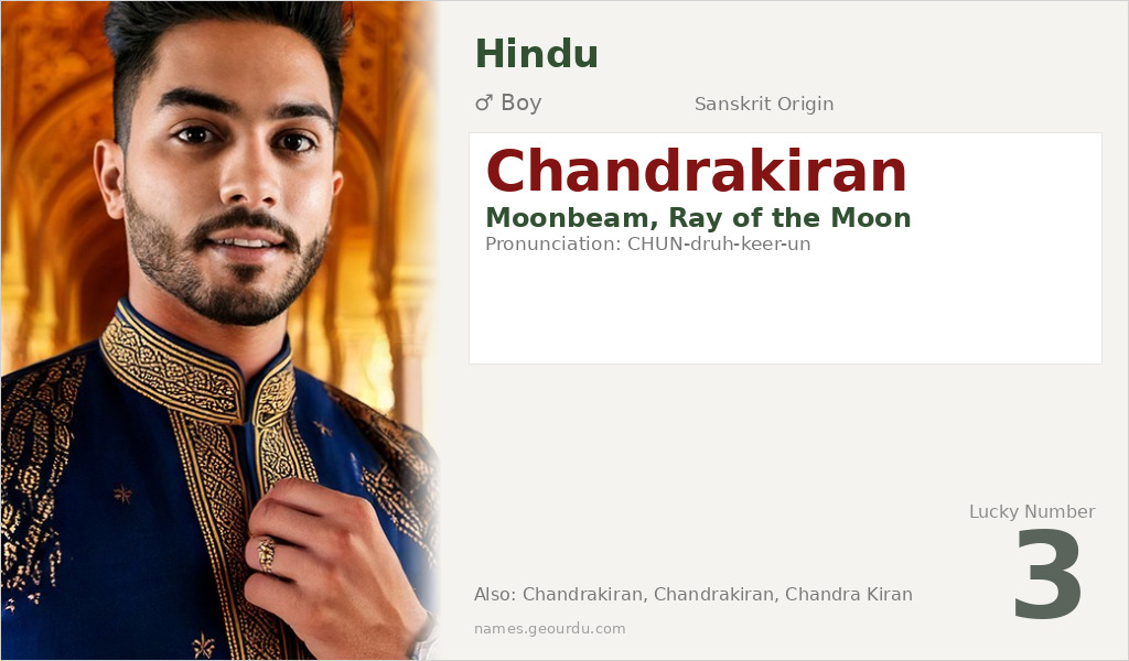 Chandrakiran Name Meaning and Details