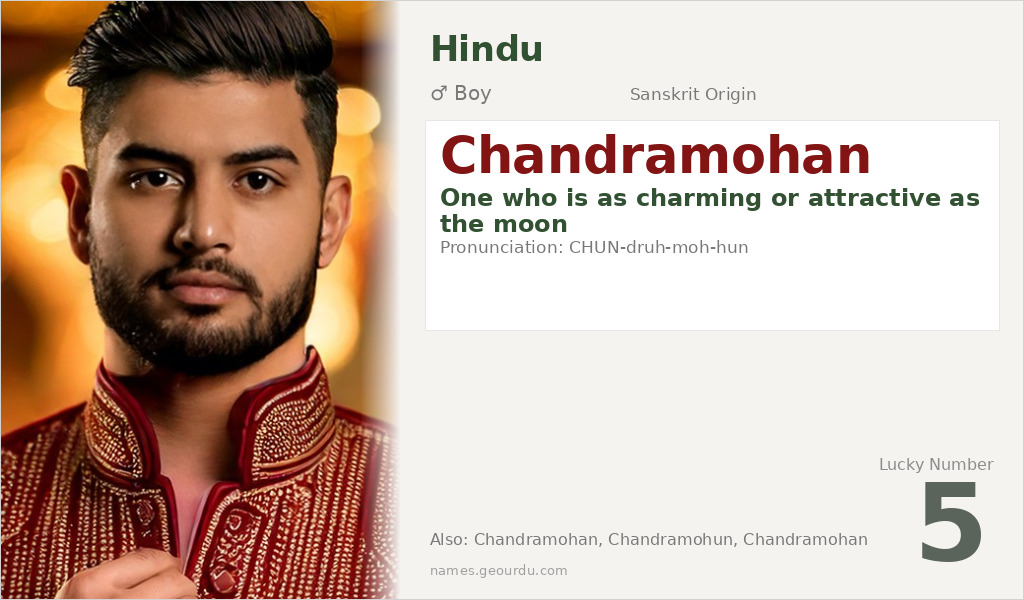 Chandramohan Name Meaning and Details