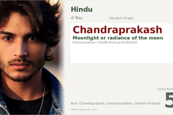 Chandraprakash Meaning — Sanskrit Origin, Boy Name & Details (2025)