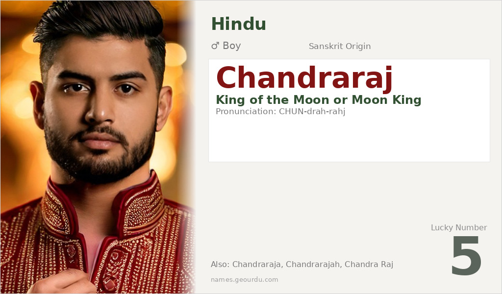 Chandraraj Name Meaning and Details