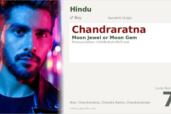 Chandraratna Name Meaning — Sanskrit Origin, Boy & Details (2025)