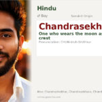 Chandrasekhar Name Meaning and Details