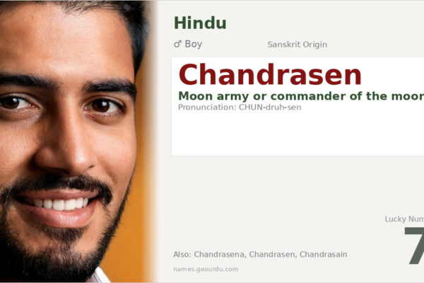 Chandrasen Name Meaning — Sanskrit Origin, Boy & Details (2025)