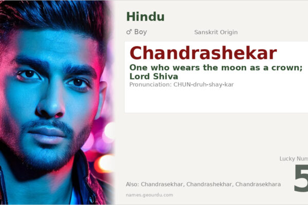 Chandrashekar Name Meaning — Sanskrit Origin, Boy Name & Shiva Connection (2025)