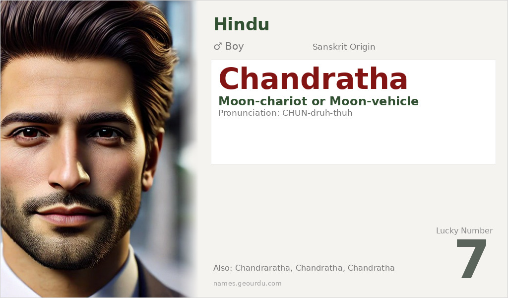 Chandratha Name Meaning and Details