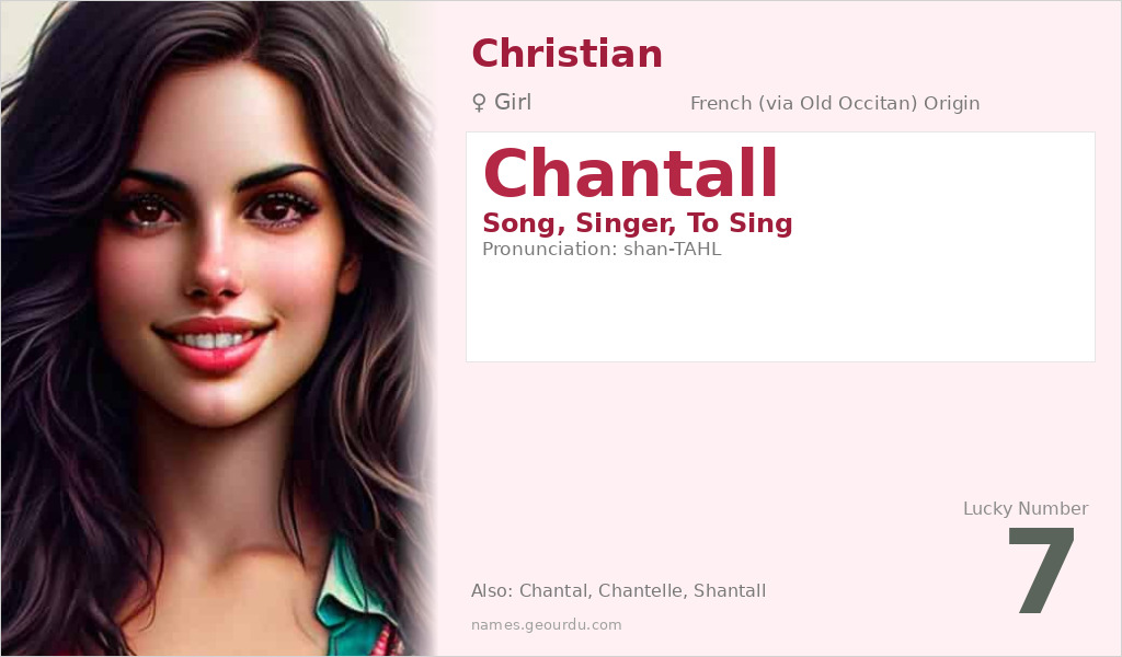 Chantall Name Meaning and Details