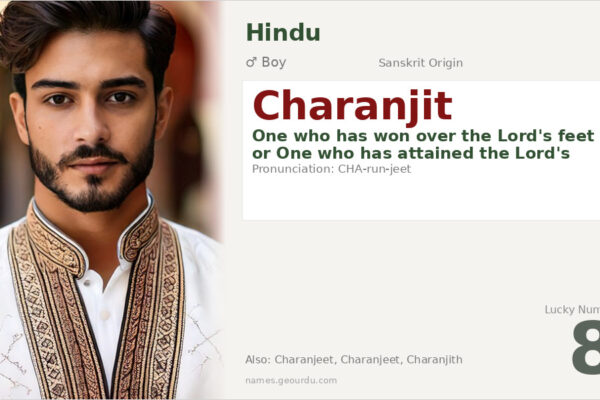 Charanjit Name Meaning — Sanskrit Origin, Boy & Hindu Details (2025)