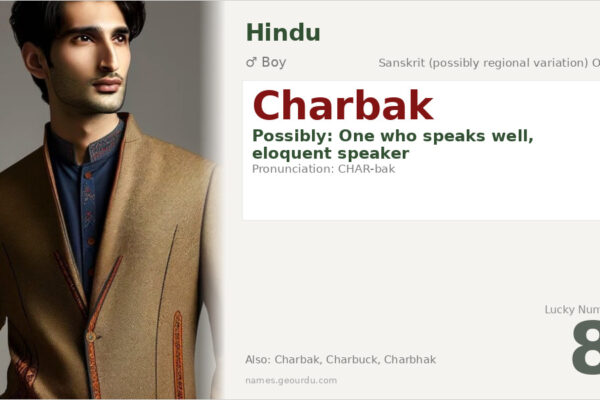 Charbak Name Meaning — Origin, Gender & Details (2025)