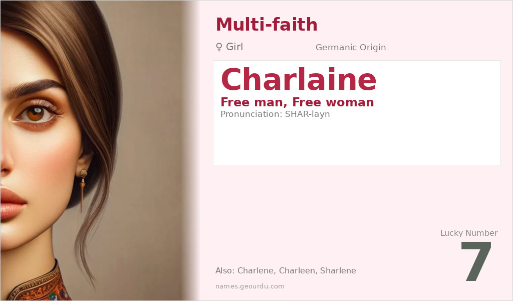 Charlaine Name Meaning and Details