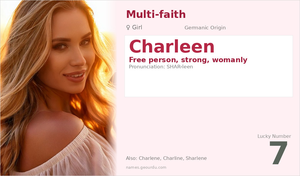 Charleen Name Meaning and Details