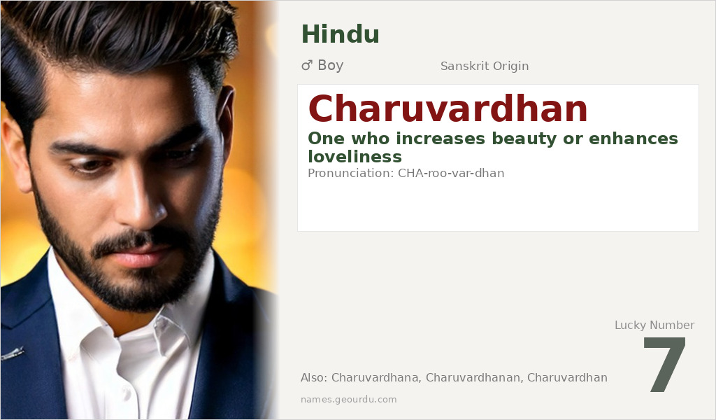 Charuvardhan Name Meaning and Details