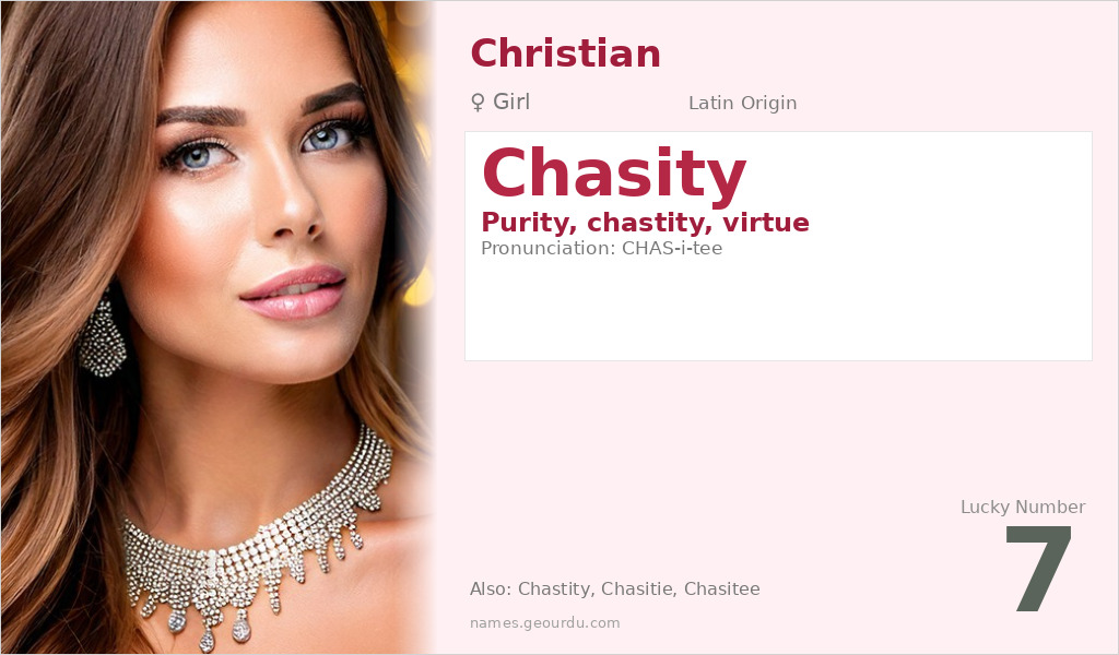 Chasity Name Meaning and Details