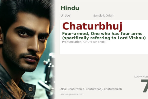 Chaturbhuj Name Meaning — Sanskrit Origin, Boy Name & Vishnu Connection (2025)