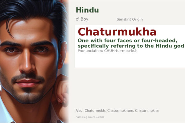 Chaturmukha Meaning — Sanskrit Origin, Hindu God Brahma & Details
