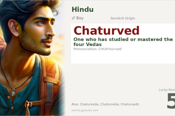 Chaturved Name Meaning — Sanskrit Origin, Boy Name & Details (2025)