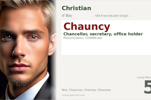 Chauncy Name Meaning — Origin, Gender & Details (2025)