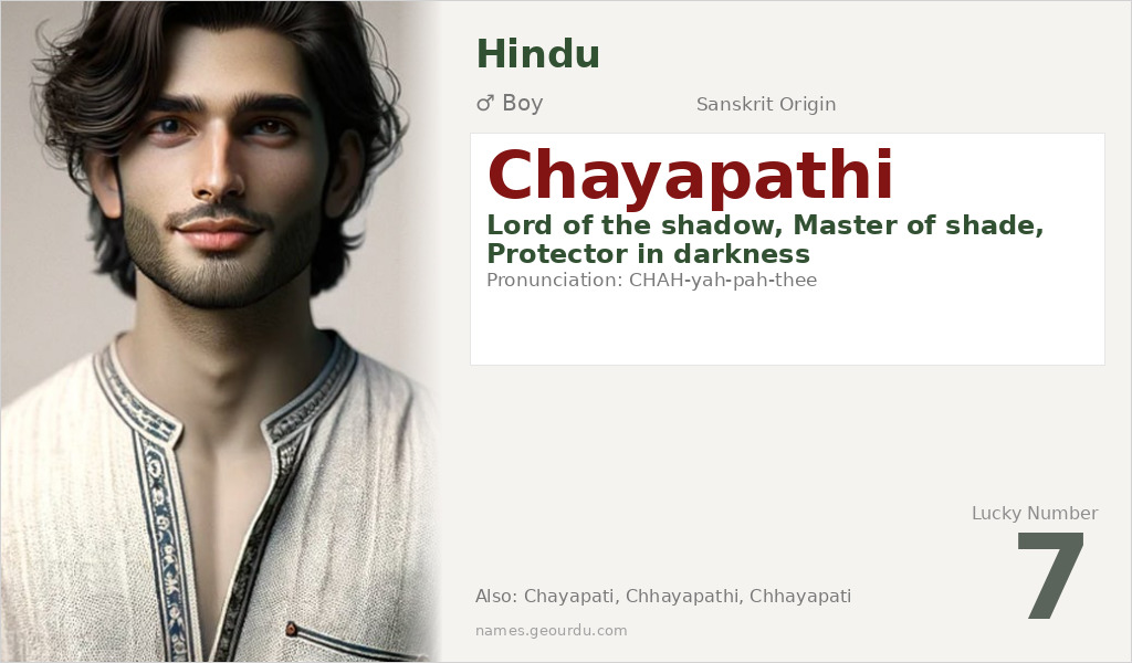 Chayapathi Name Meaning and Details