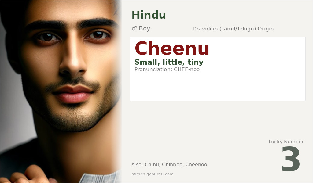 Cheenu Name Meaning and Details