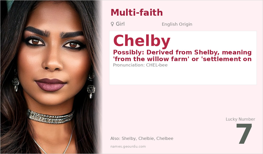 Chelby Name Meaning and Details