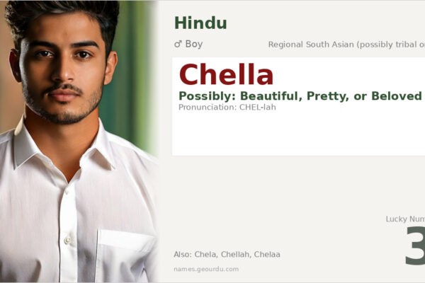 Chella Name Meaning — Origin, Gender & Details (2025)