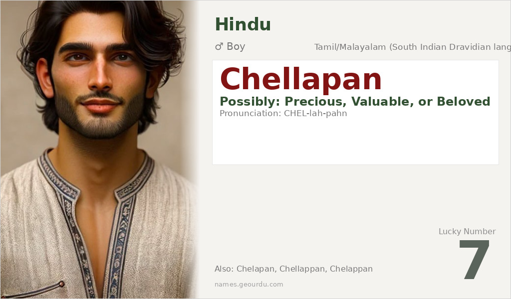 Chellapan Name Meaning and Details