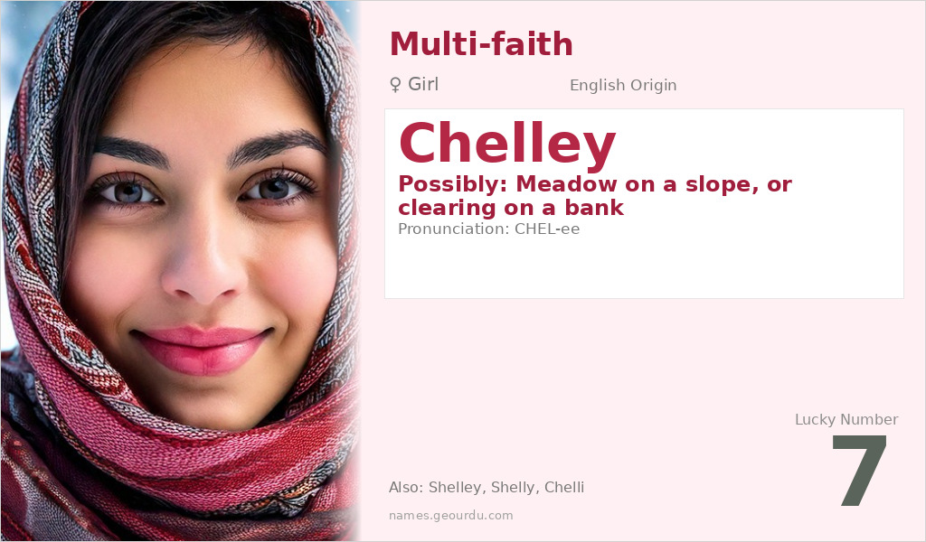 Chelley Name Meaning and Details