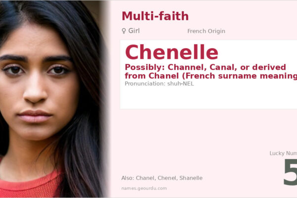 Chenelle Name Meaning — French Origin, Girl Name & Details (2025)