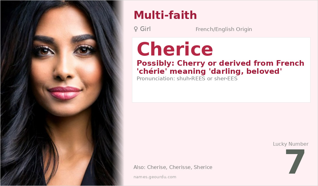 Cherice Name Meaning and Details