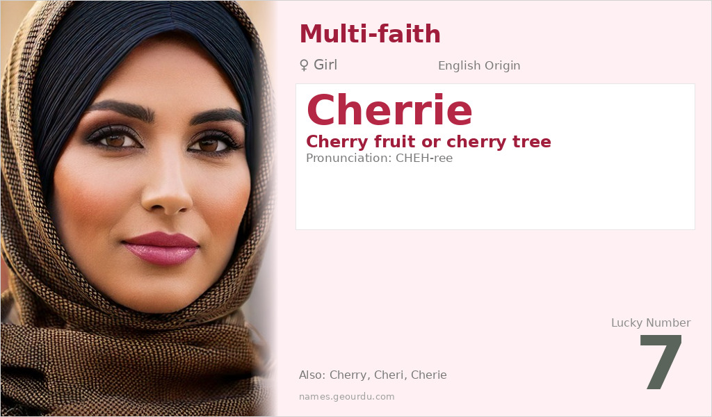 Cherrie Name Meaning and Details