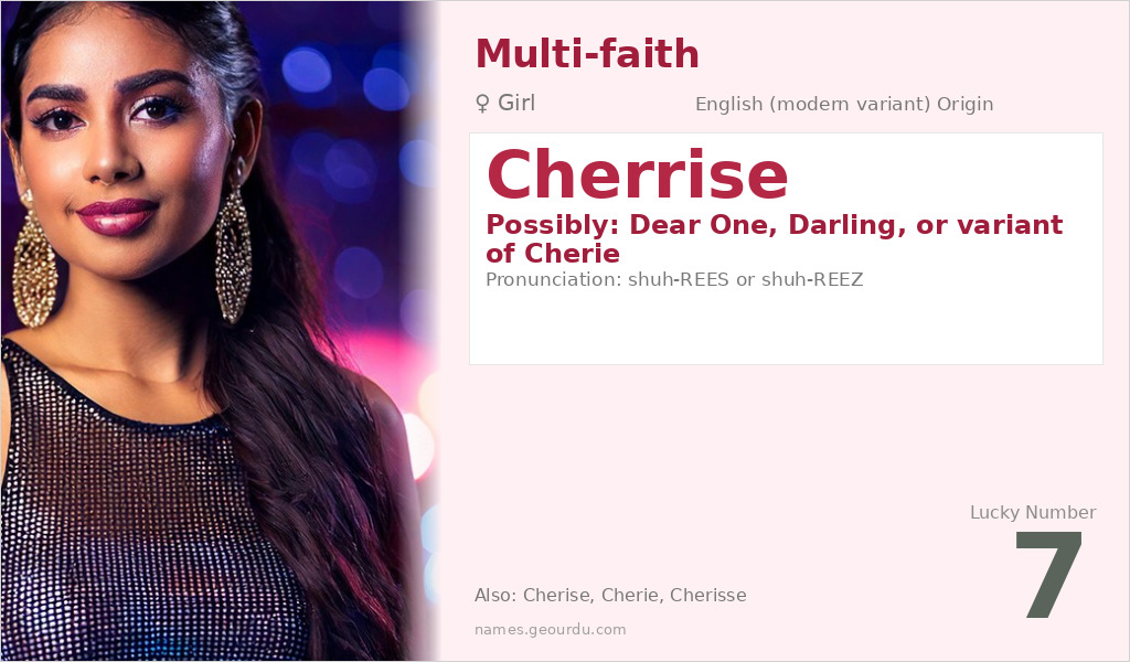 Cherrise Name Meaning and Details