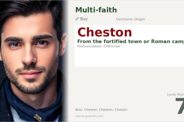 Cheston Name Meaning — English Origin, Boy Name & History (2025)