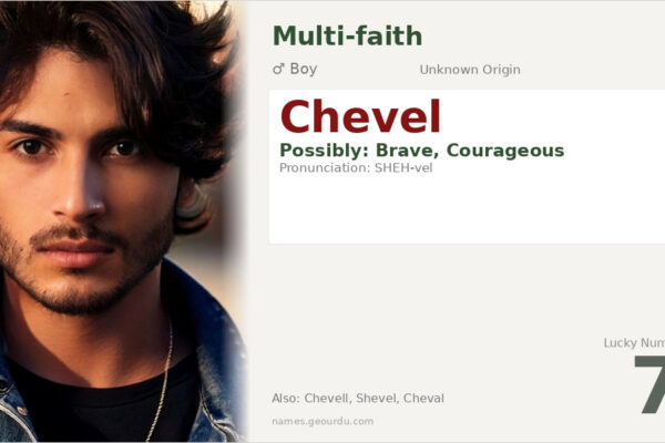 Chevel Name Meaning — Origin, Gender & Details (2025)