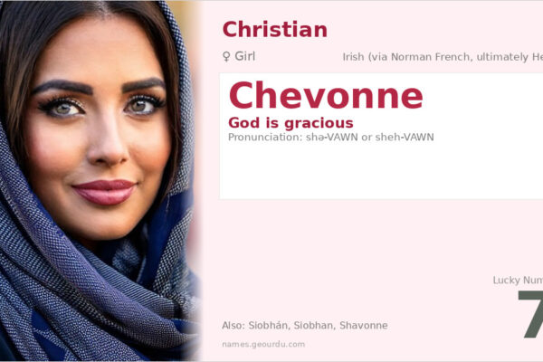 Chevonne Name Meaning — Origin, Gender & Details (2025)