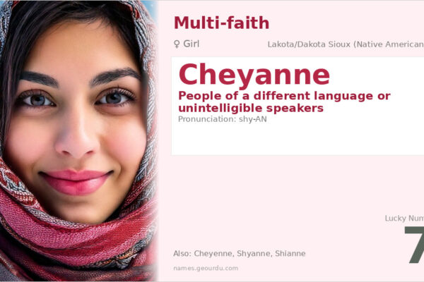 Cheyanne Name Meaning — Native American Origin & Details (2025)
