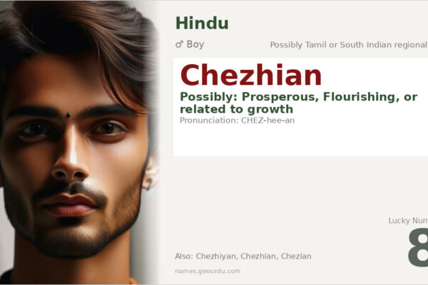 Chezhian Name Meaning — Origin, Gender & Details (2025)