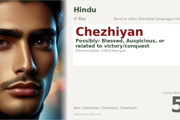 Chezhiyan Name Meaning — Origin, Gender & Details (2025)