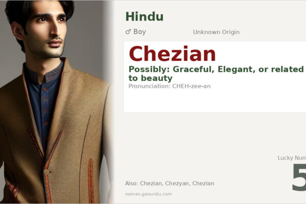 Chezian Name Meaning — Origin, Gender & Details (2025)