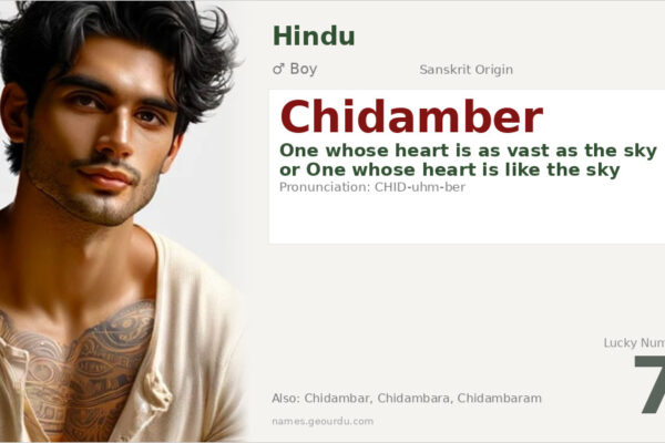 Chidamber Meaning — Sanskrit Origin, Boy Name & Details (2025)