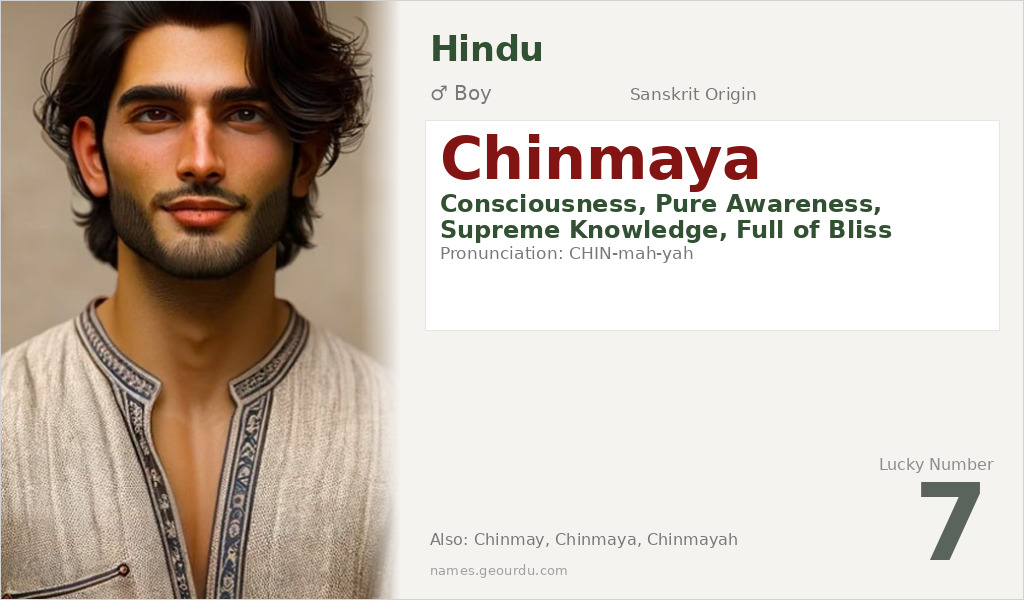 Chinmaya Name Meaning and Details