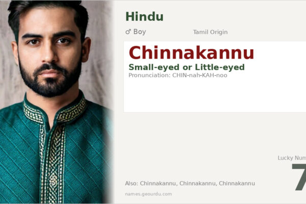 Chinnakannu Meaning — Tamil Origin, Boy Name & Details (2025)