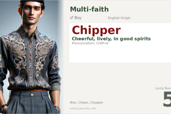 Chipper Name Meaning — Origin, Gender & Details (2025)