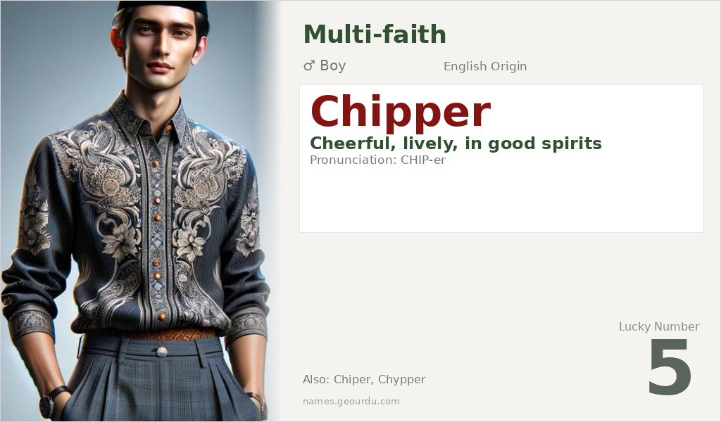 Chipper Name Meaning and Details