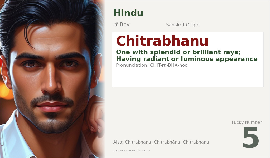 Chitrabhanu Name Meaning and Details
