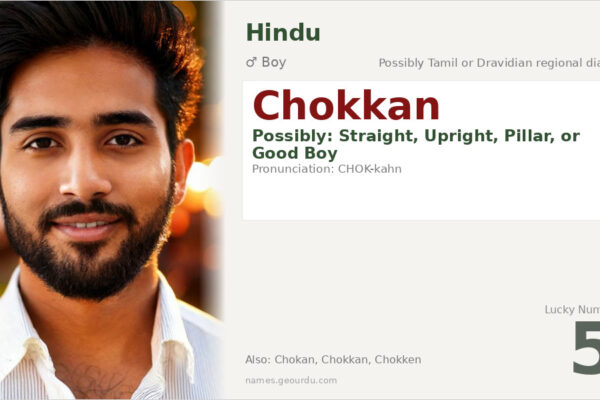 Chokkan Name Meaning — Origin, Gender & Details (2025)