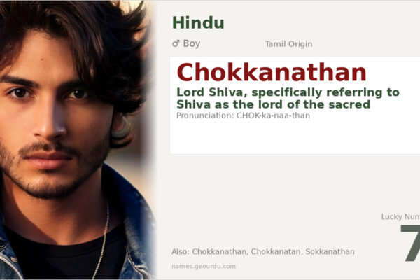 Chokkanathan Meaning — Tamil Origin, Lord Shiva & Details (2025)