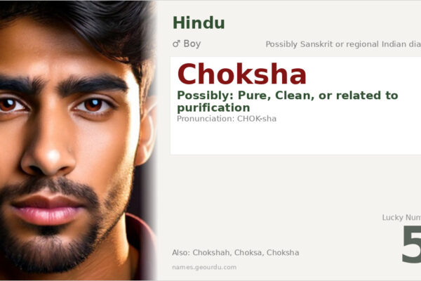 Choksha Name Meaning — Origin, Gender & Details (2025)