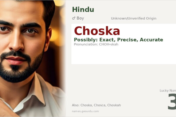 Choska Name Meaning — Origin, Gender & Details (2025)